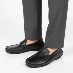 black leather loafer shoe for men Bangladesh comfortable formal casual footwear