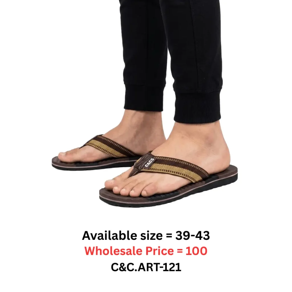brown flip flop sandal for men Bangladesh lightweight casual footwear art121